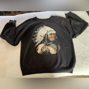 RARE Vintage Native American Crewneck Sweatshirt UNISEX